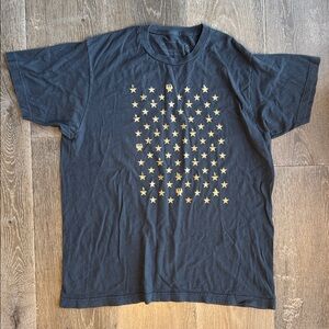 Hamilton navy Tee with Gold Stars 0007